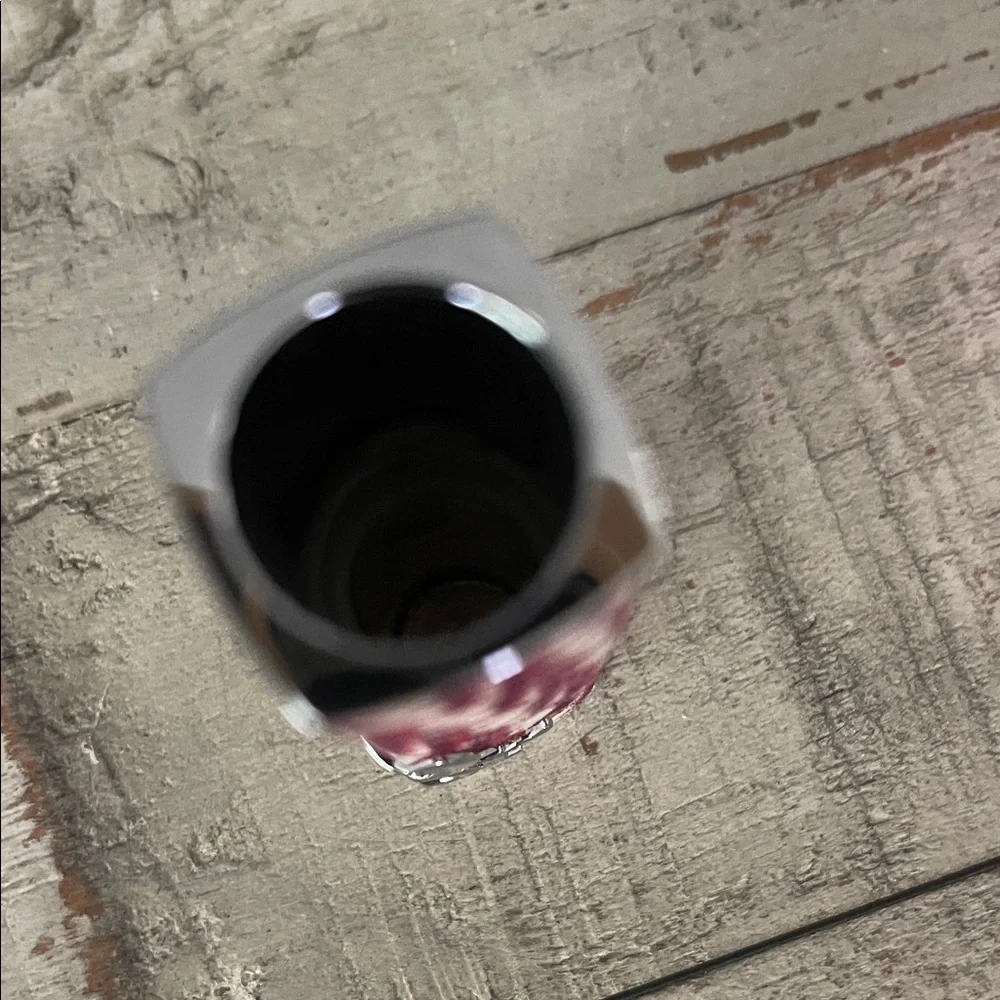 Dior Burgundy and Cream Lipstick Holder